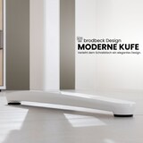 thumbnail of bümö manuell höhenverstellbarer Schreibtisch 80x80 in grau, Gestell in graphit - PC Tisch höhenverstellbar & klein, höhenverstellbarer Tisch Büro,
