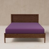 thumbnail of Benetton - Conjunto de 2 lençóis com elástico medindo 160x200cm + 30cm para uma cama de 1,60m na cor Rainbow Purple.