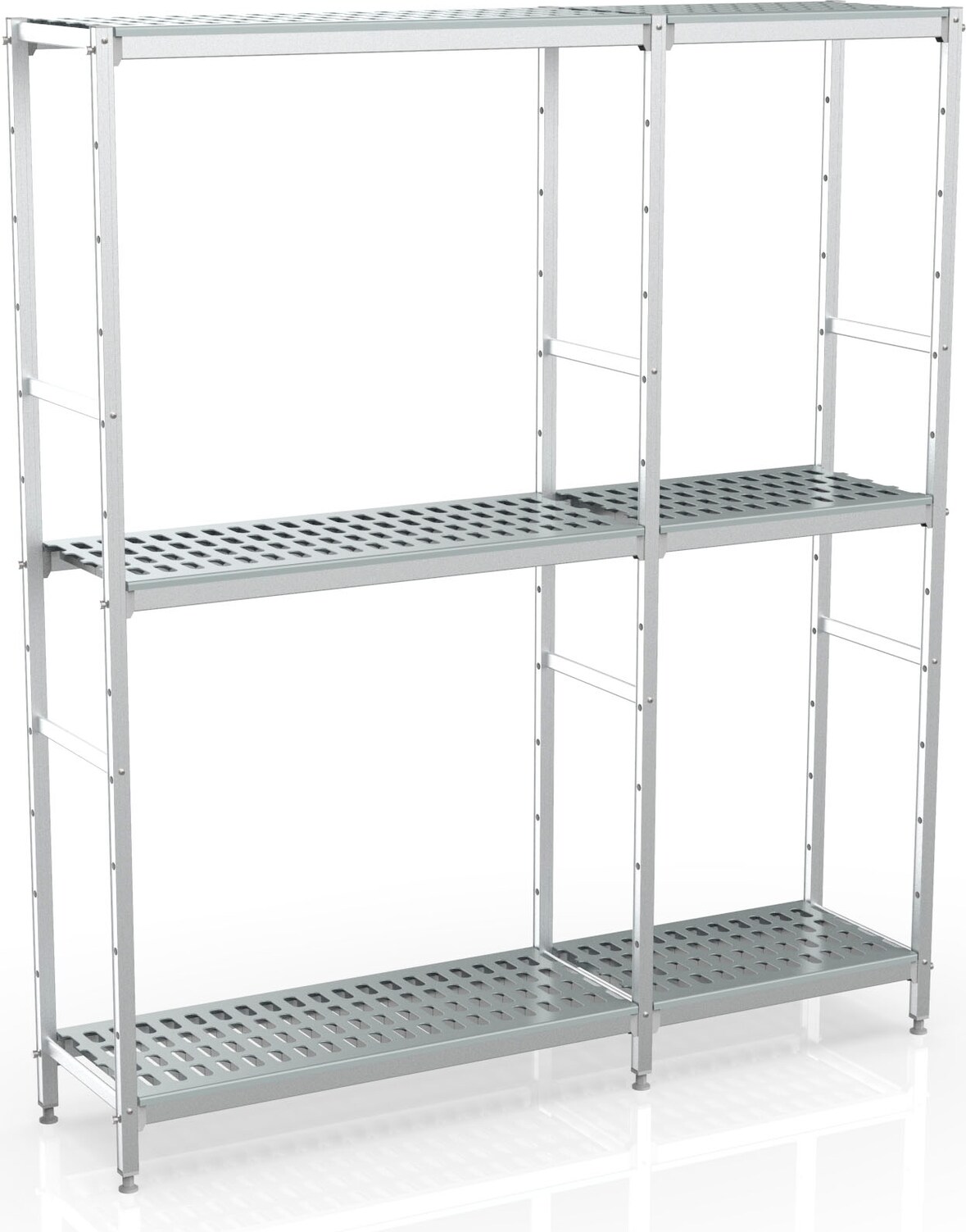 CORECO Scaffalatura lineare 2725X1370X500 3 livelli L442 | METRO