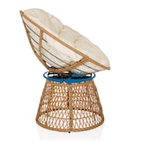 thumbnail of Papasansessel / Drehsessel WEAVORA Outdoor beige hjh LIVING