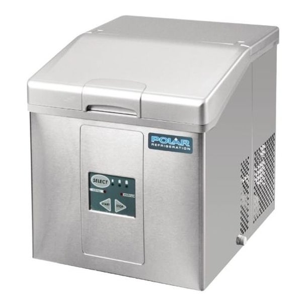 Máquina de hielo sobre mostrador llenado manual 16Kg Polar G620