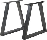 thumbnail of Helloshop26 - Set aus 2 modernen Tischbeinen originelles Design Stahl 72 x 70 cm schwarz 03_0009674