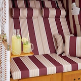 thumbnail of Strandkorb mit Polster, verstellbar, inkl. Schutzhülle