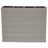 thumbnail of METRO PROFESSIONAL Blumentopf/Raumtrenner mit  4 Pflanzeinsätze Barbados, Polyrattan, steingrau