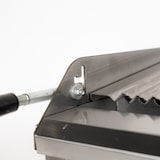 thumbnail of Romux® Grelhador Industrial a Gás com Pedra Vulcânica 100 cm de Bancada Grande Potência Calorífica 5800 W e Grelha Regulável em 3 Alturas | Butano