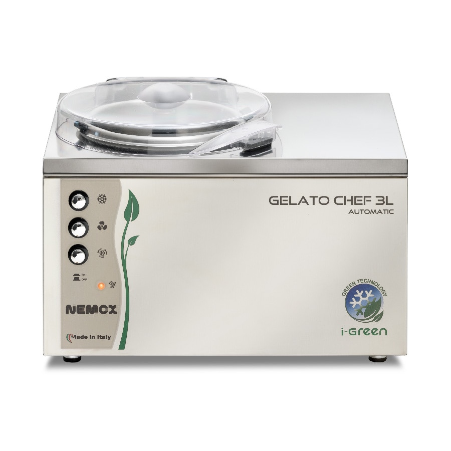 Máquina para helado profesional Nemox | Gelato Chef 3L AUTOMATIC i-Green | Máquina de mostrador, producción máxima 1,7 kg/h