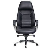 thumbnail of AMSTYLE Bürostuhl Echtleder Schwarz 120 kg