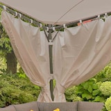 thumbnail of SIENA GARDEN Berlino Zijpanelen voor tuinhuisje Berlino 4x4 m, grijs, set van 2