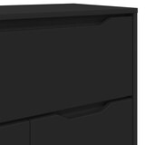 thumbnail of vidaXL Badkamer Kast met lade Zwart 72,5 x 36,5 x 100 cm Bewerkt hout