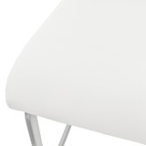 thumbnail of ML-Design – Esszimmerstühle 6er Set – Weiß Kunstleder | Schwingstuhl mit hoher Rückenlehne, ergonomisch, Metallgestell