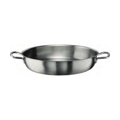 Pintinox Steelpan met 2 handvatten, Ø 36 cm H 6 (ook geschikt voor inductie)