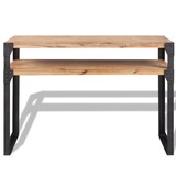 thumbnail of Mesa consola de madera maciza reciclada 120x40x85 cm