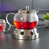 thumbnail of Intirilife Teekanne mit Filter in KLAR - 800ml Glaskanne aus Borosilikatglas mit Siebeinsatz für heiße und kalte Getränke, Tee, Kaffee, Wasser