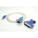 thumbnail of VALUE converter-kabel USB - serieel DB9, turkoois, 1,8 m