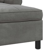 thumbnail of vidaXL Lounge-Liege mit Kissen Dunkelgrau 91 x 157 x 91 cm Samt