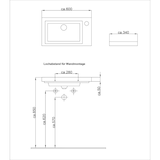 thumbnail of Alpenberger Keramik Waschbecken Wandmontage oder Aufsatz Sanitärkeramik I Waschtisch weiß