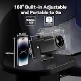thumbnail of Mini Videoprojecteur 4K Android 12 WiFi Bluetooth HD Portable 200 Pouces YONIS