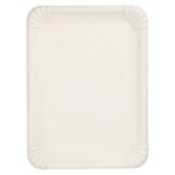 thumbnail of PAPSTAR 6 Servierplatten, Zuckerrohr "pure" eckig 26 cm x 35 cm weiss (89859, 6 Stück)