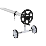 thumbnail of Uniprodo Rullo avvolgitore per piscina - da 4,2 a 5,2 m - mobile - acciaio inox - 8 cinghie incluse