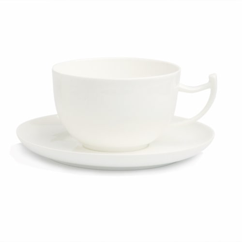 Teetasse Jumbo Epsilon weiß 0,35l Set: Teetasse und Untertasse Porzellan-