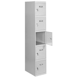 thumbnail of SimonRack Taquillas Vestuario Metálica, 1800x300x500 mm, 5 Puertas, Incluye Llave, Gris - Simonlocker