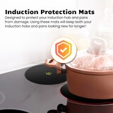 thumbnail of Induction Kings® Inductie Beschermers, 4 Matten + 2 Luxe Keukenhangers