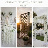 thumbnail of LAYBA 3er Set Künstliche Blauregen Girlande Weiß