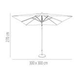 thumbnail of garbar A1 Guarda-Sol Exterior 300x300 Taupe (suporte não incluído)