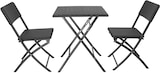 thumbnail of Bolero Quadratischer Klapptisch Schwarz 620mm