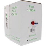 thumbnail of InLine® Patchkab., S/FTP (PiMf), Cat.6A, 500MHz, halogenfrei, Kupfer, blau, 100m