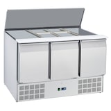thumbnail of Salatvorbereitungsmöbel 3 türen 3 gitter gn 1/1 - 1365x700x880 mm - 230 W 230/1V - 702A39RC Eurast