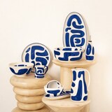 thumbnail of Saladier Lulli bleu 26 cm -  Rond Grès Table Passion 26.00x26.00 cm