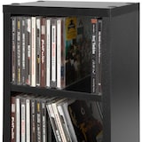 thumbnail of tectake Scaffale per CD con 6 scomparti per 102 CD 90 x 21 x 20 cm - nero - 401701