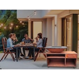 thumbnail of Barbecue met cortenstalen kast met bakplaat en grill