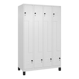 thumbnail of C+P Z-Spind Classic PLUS, Füßen, 8 Abteile, HxBxT 195x120x50cm, Sicherheitsdrehriegel, Verkehrsweiß von PROREGAL