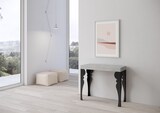 thumbnail of Ausziehbare Konsole 90x40/196 cm Paxon Small Premium Cement Anthrazitrahmen