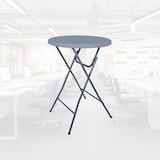 thumbnail of BRASQ Statafel Grijs Ã¸80 cm x 110 cm Inklapbaar van kunststof en metaal voor binnen en buiten