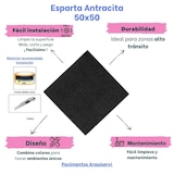 thumbnail of Loseta de moqueta antracita báltica 50 x 50 cm / caja 60 uds. - 15m² / oficina / salón / hogar / comercio / tienda