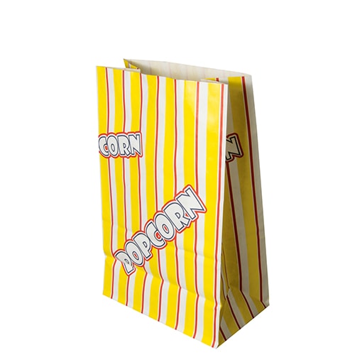 PAPSTAR, Popcorn zak, Ersatz papier 2,5 l 22 cm x 14 cm x 8 cm "Popcorn" vetwerend