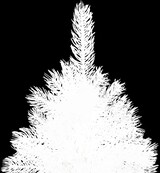 thumbnail of vidaXL Künstlicher Weihnachtsbaum mit Beleuchtung & Kugeln Weiß 120 cm