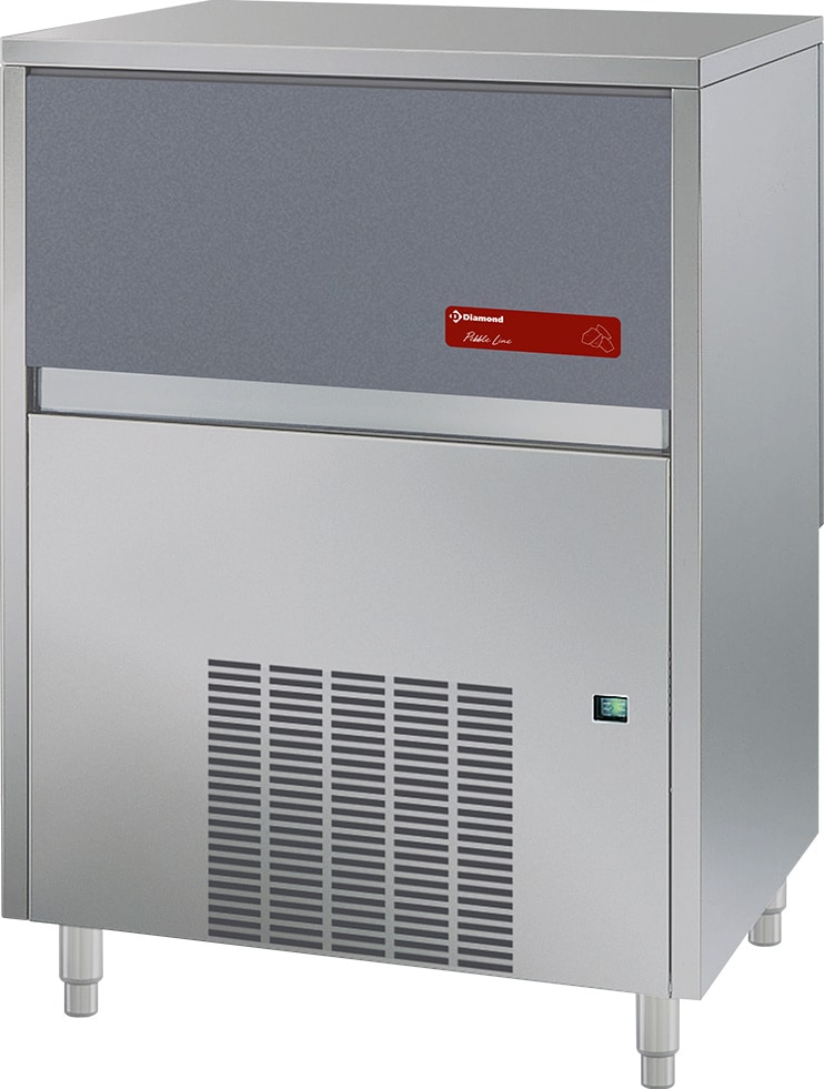 Eisbereiter PEBBLE ICE 142 kg, mit 40 kg-Vorratsbehälter – WASSER (PEB140/40W)