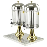 thumbnail of Dispensador de zumo Gastro Dispensador de bebidas Dispensador de bebidas 1-3x8 litros de oro o plata