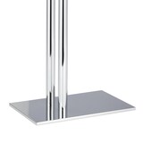 thumbnail of Relaxdays Handtuchhalter stehend PAGNONI, Handtuchständer 2-armig, HBT 78 x 46 x 20 cm, Standhandtuchhalter Chrom, silber