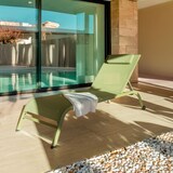 thumbnail of Now's Home - Lot De 2 Chaises Longues En Acier Inoxydable Vert