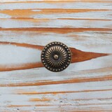 thumbnail of Mobile comò credenza da interno soggiorno in legno colorato effetto shabby chic con 10 cassetti e 2 ante Linea Classic