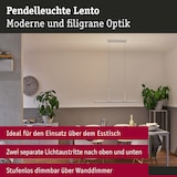 thumbnail of Paulmann LED Pendelleuchte Lento   2700K 1800lm 42W Weiß matt dimmbar 79901