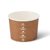thumbnail of greenbox - Suppenbecher to go aus Karton 525 ml, Ø 114 mm, braun, Icons, 25 St.