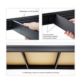 thumbnail of PROREGAL Schwerlastregal Dino | HxBxT 180x200x45 cm | Fachlast 500kg | Schwarz | Steckregal Lagersystem Stecksystem Regalsystem