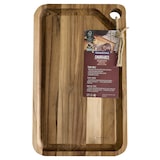 thumbnail of Tramontina CHURRASCO Schneide-/ Tranchierbrett aus Teakholz, FSC-zertifiziert, Saftrille, 40 x 24 cm
