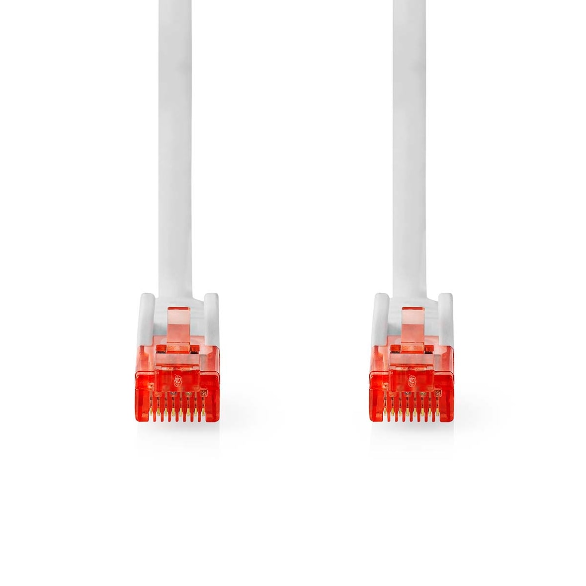 Nedis CAT6-Netzwerkkabel - RJ45 Stecker - RJ45 Stecker - U/UTP - 10.0 m - Rund - PVC - Weiss - Label
